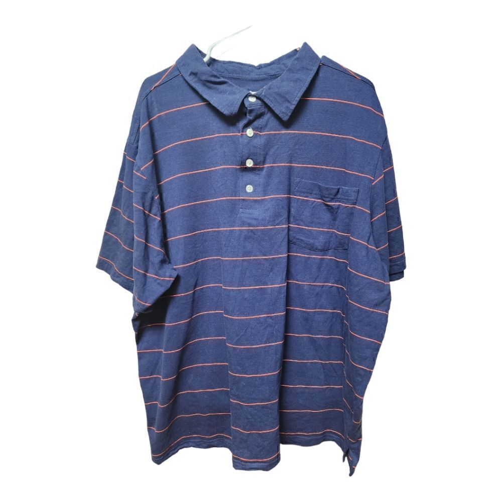 1647 - Blue King Size 3x polo Big & Tall